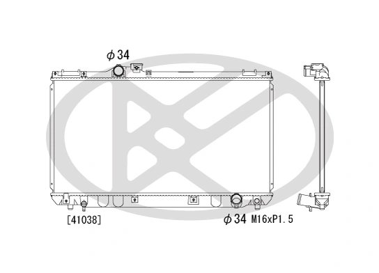 RADIATOR RACIRE MOTOR KOYORAD PL010955 - Compatibil cu LEXUS