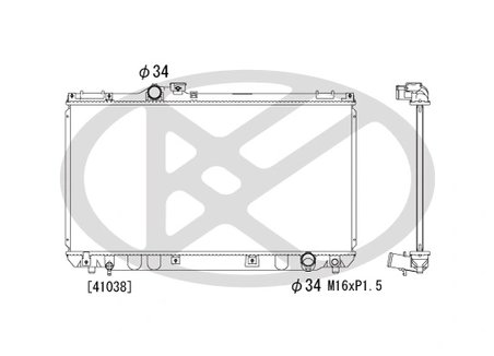 RADIATOR RACIRE MOTOR KOYORAD PL010955 - Compatibil cu LEXUS