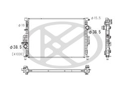 Radiator racire motor KOYORAD PL322308