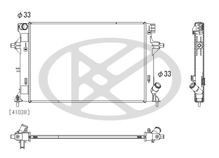 Radiator racire motor KOYORAD PL813321