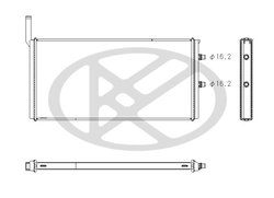 Radiator racire motor KOYORAD PL423050