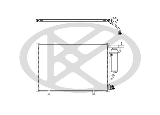 RADIATOR CLIMATIZARE KOYORAD CD321230C - Piesa auto compatibila cu mai multe marci