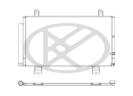 RADIATOR CLIMATIZARE KOYORAD CD010486M - Compatibil cu LEXUS