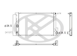 RADIATOR RACIRE MOTOR KOYORAD PL012079 - Compatibil cu TOYOTA, TOYOTA (FAW)