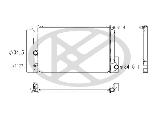 Radiator racire motor KOYORAD PL012079