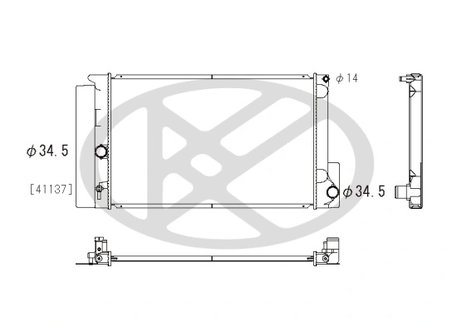 Radiator racire motor KOYORAD PL012079