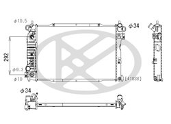 RADIATOR RACIRE MOTOR KOYORAD PL312948 - Compatibil cu CHEVROLET