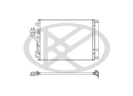 RADIATOR CLIMATIZARE KOYORAD CD810557M - Compatibil cu HYUNDAI, KIA