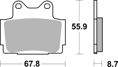 SET PLACUTE FRANA BREMBO 07YA12SP - Piesa auto compatibila cu mai multe marci