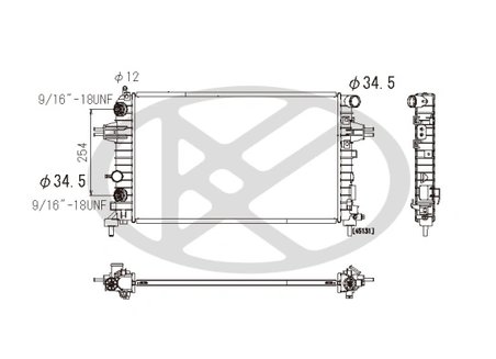 Radiator racire motor KOYORAD PL462619