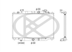 Radiator racire motor KOYORAD PL062773R