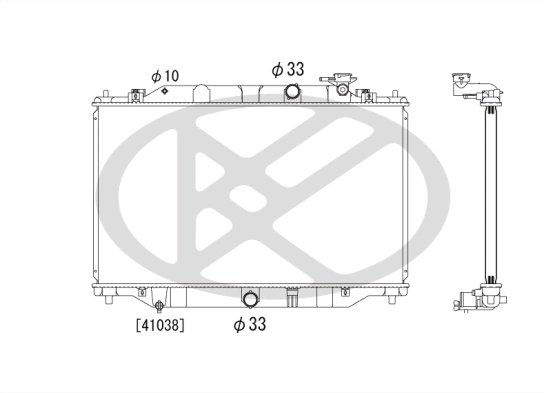 Radiator racire motor KOYORAD PL062773R
