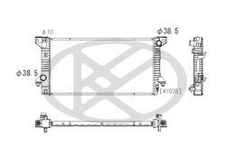Radiator racire motor KOYORAD PL322569R