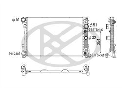 RADIATOR RACIRE MOTOR KOYORAD PL412876 - Piesa auto compatibila cu mai multe marci