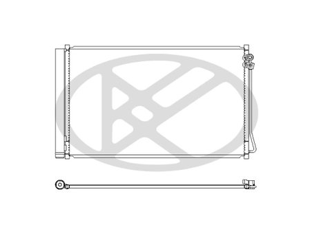 RADIATOR CLIMATIZARE KOYORAD CD411053 - Piesa auto compatibila cu mai multe marci
