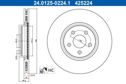 Disc frana ATE 24.0125-0224.1