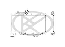 Radiator racire motor KOYORAD PL092478