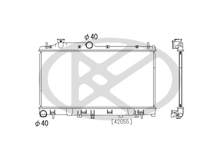 Radiator racire motor KOYORAD PL092478