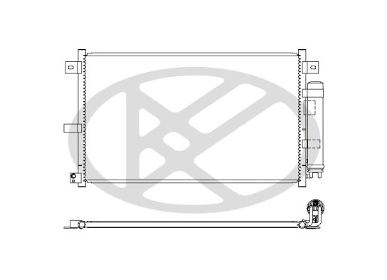 RADIATOR CLIMATIZARE KOYORAD CD060422 - Compatibil cu MAZDA
