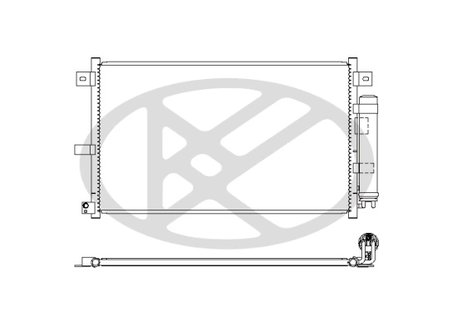 RADIATOR CLIMATIZARE KOYORAD CD060422 - Compatibil cu MAZDA