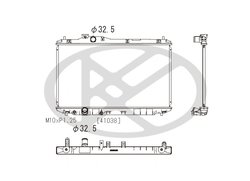 Radiator racire motor KOYORAD PL082626