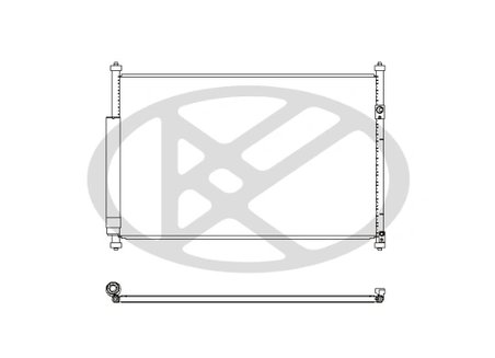 RADIATOR CLIMATIZARE KOYORAD CD100505 - Piesa auto compatibila cu mai multe marci