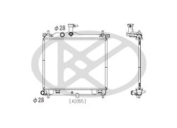 Radiator racire motor KOYORAD PL812595