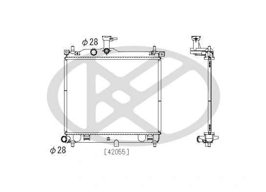 Radiator racire motor KOYORAD PL812595