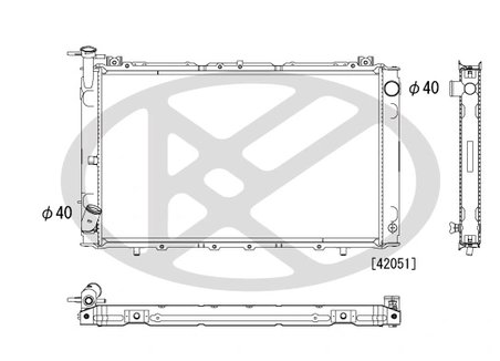 Radiator racire motor KOYORAD PL022519R