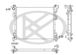 Radiator racire motor KOYORAD PL332246