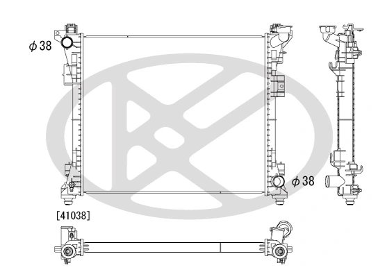 Radiator racire motor KOYORAD PL332246