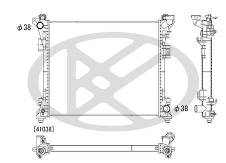 Radiator racire motor KOYORAD PL332246