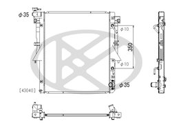 Radiator racire motor KOYORAD PL033319