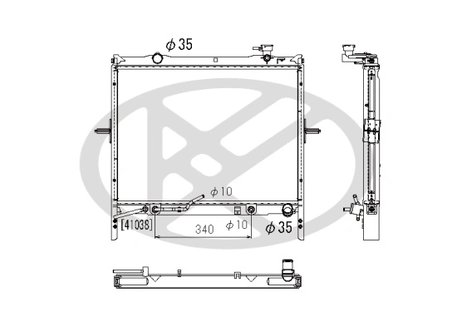 Radiator racire motor KOYORAD PL822593