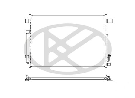 RADIATOR CLIMATIZARE KOYORAD CD020414 - Compatibil cu NISSAN, NISSAN (DFAC)