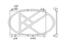 Radiator racire motor KOYORAD PL102057