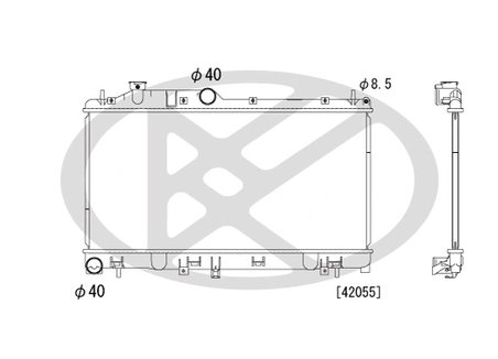 Radiator racire motor KOYORAD PL092190