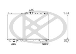 RADIATOR RACIRE MOTOR KOYORAD PL031179 - Compatibil cu MITSUBISHI
