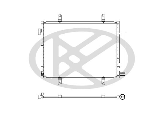 RADIATOR CLIMATIZARE KOYORAD CD101187 - Piesa auto compatibila cu mai multe marci