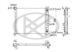 Radiator racire motor KOYORAD PL462796