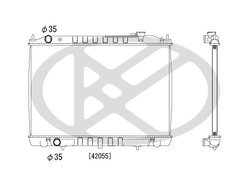Radiator racire motor KOYORAD PL022602