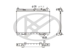 Radiator racire motor KOYORAD PL322531