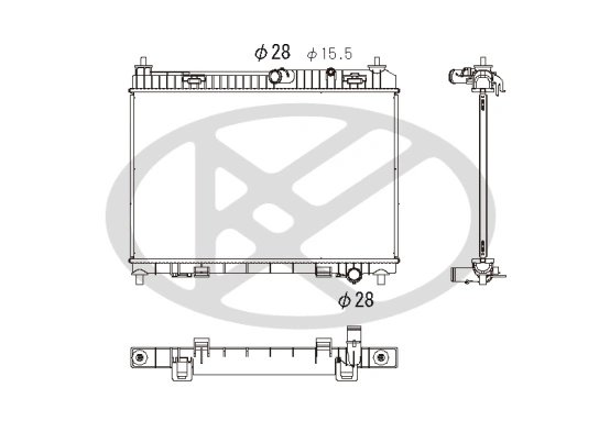 Radiator racire motor KOYORAD PL322531