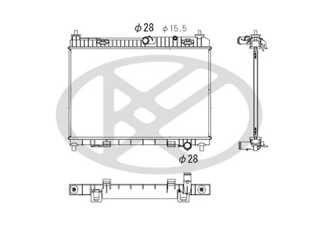 Radiator racire motor KOYORAD PL322531