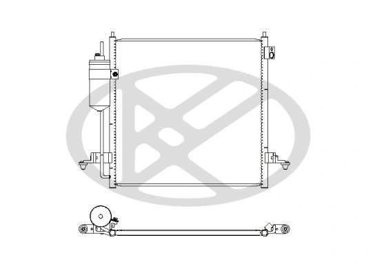 RADIATOR CLIMATIZARE KOYORAD CD030432 - Compatibil cu MITSUBISHI