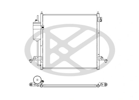 RADIATOR CLIMATIZARE KOYORAD CD030432 - Compatibil cu MITSUBISHI
