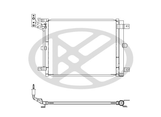 RADIATOR CLIMATIZARE KOYORAD CD331210 - Piesa auto compatibila cu mai multe marci