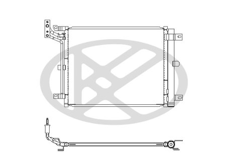 RADIATOR CLIMATIZARE KOYORAD CD331210 - Piesa auto compatibila cu mai multe marci