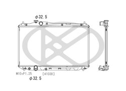 RADIATOR RACIRE MOTOR KOYORAD PL082908R - Compatibil cu HONDA