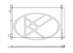 RADIATOR CLIMATIZARE KOYORAD CD020876 - Compatibil cu NISSAN